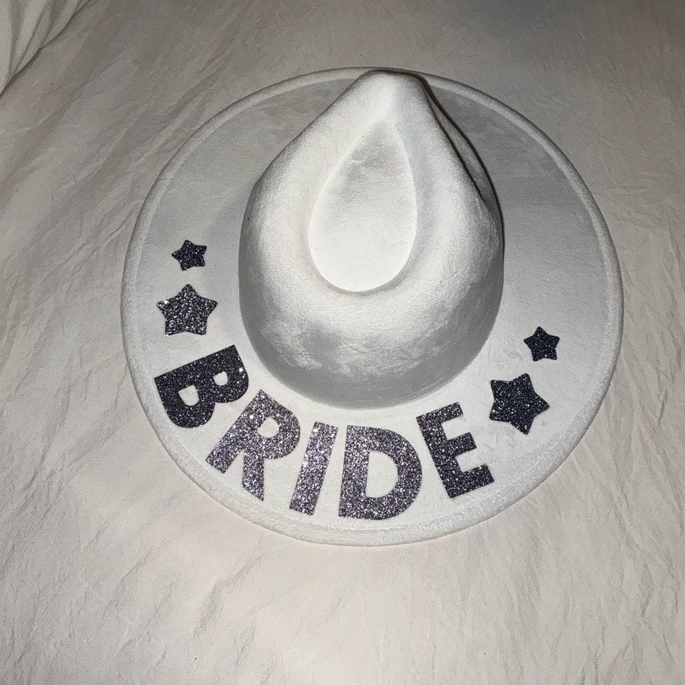 Bride bachelorette cowboy hat